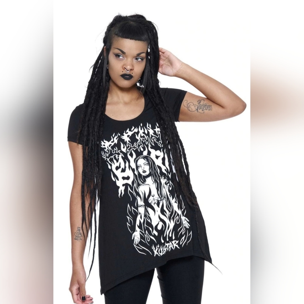 Sold! New, Killstar I CAN'T BURN LACE UP TOP